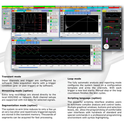 Logiciel de mesure - SATURN Studio II  - AMOtronics - d'analyse / d'interface / de test