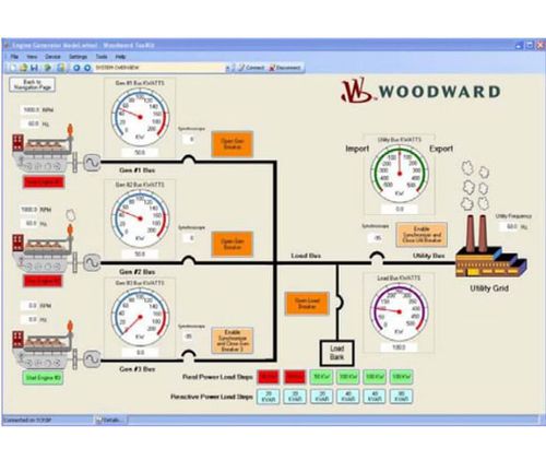 Logiciel d'interface : homme / machine - AWF - de commande / de turbine / Windows
