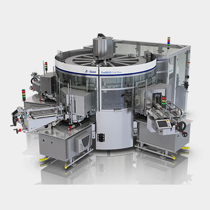 Étiqueteuse automatique - EvoDECO Cold Glue - SIDEL - pour bouteilles / pour applications sur le côté / pour l'industrie alimentaire et de la boisson