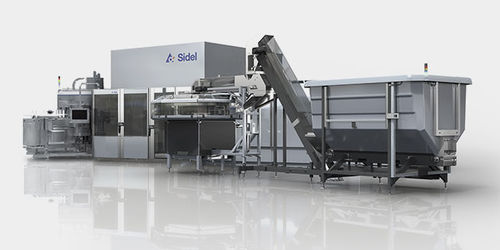 Souffleuse / remplisseuse / boucheuse pour étiquettes - Combi BD - SIDEL - pour produits alimentaires / de boisson