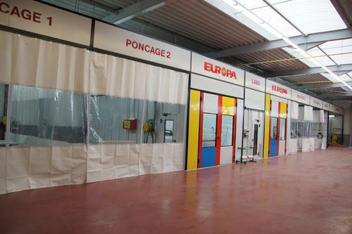 Cabine de peinture sur mesure - EUROPA - à circuit fermé / pour véhicules / à filtre