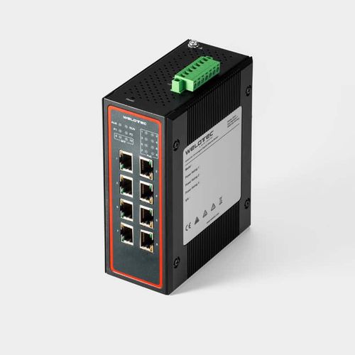 Commutateur Ethernet PoE - UGS-408-4PoE-24V - Welotec GmbH - non administrable / 8 ports / Gigabit Ethernet