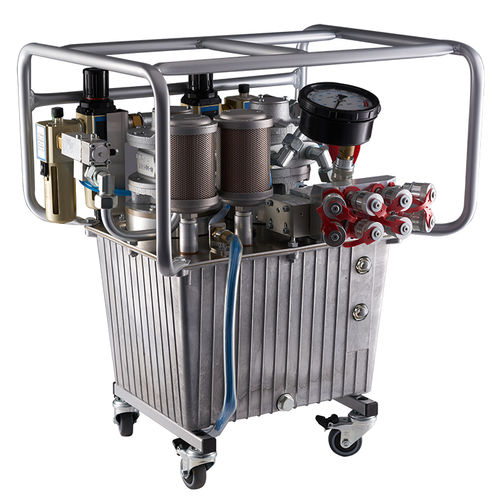 Groupe hydraulique à moteur pneumatique - HY-TWIN AIR - HYTORC - pour clé dynamométrique