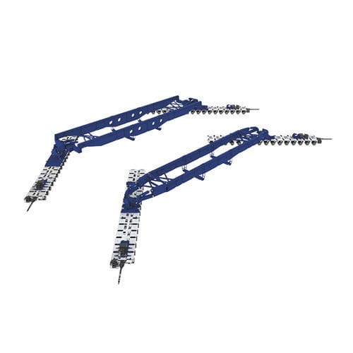 Remorque pour matériel industriel - »FAKTOR« series - Goldhofer - pour groupe électrogène / plus de 6 essieux / tractée