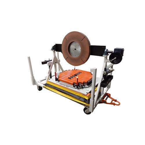 Chariot à roulettes - C & B Machinery - ergonomique / pneumatique