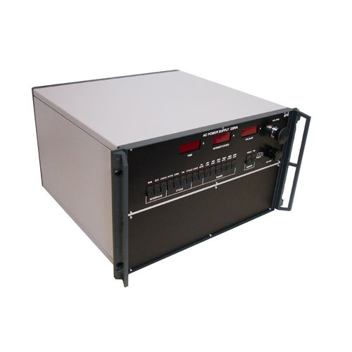 Alimentation électrique rackable - EFS 8371 - E.F.S. (Etude Fabrication Service) - AC/AC / à sortie simple / régulée