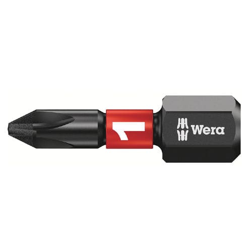 Embout de vissage Phillips - 851/1 IMP DC Impaktor - Wera Tools - pour outils électroportatifs