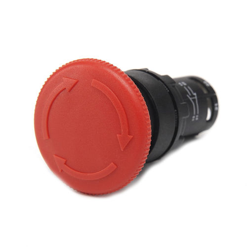 Bouton poussoir coup de poing - MB200 - Tecnomatic Italia - d'arrêt d'urgence