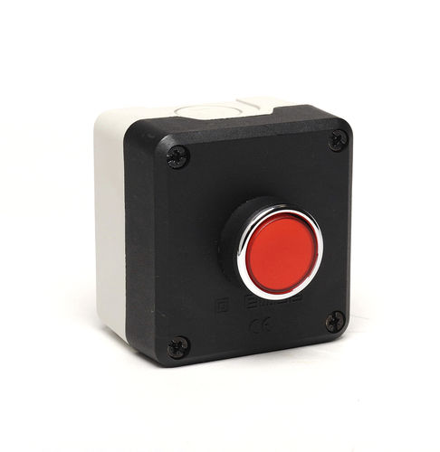 Boîte à boutons à 1 bouton - Tecnomatic Italia - d'arrêt d'urgence