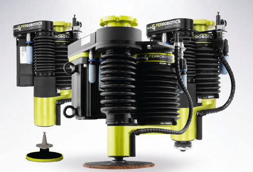 Effecteur de robot pour ébavurage - AAK series - FerRobotics Compliant Robotic Technology GmbH - pour rectification / pour polissage