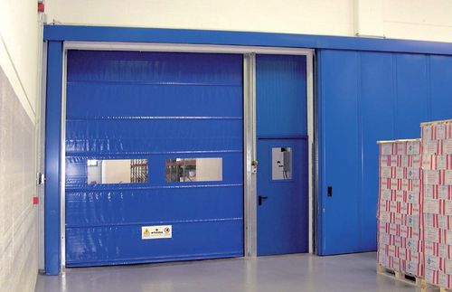 Porte à enroulement - Saetta - Breda Sistemi Industriali S.p.A. - pour l'intérieur / industrielle / rapide