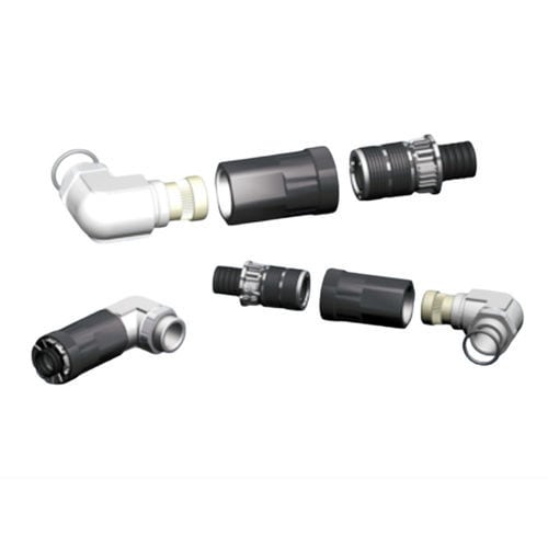 Raccord coudé à 90° - NKWZ - ABB Smart Power - hydraulique / à visser / en laiton