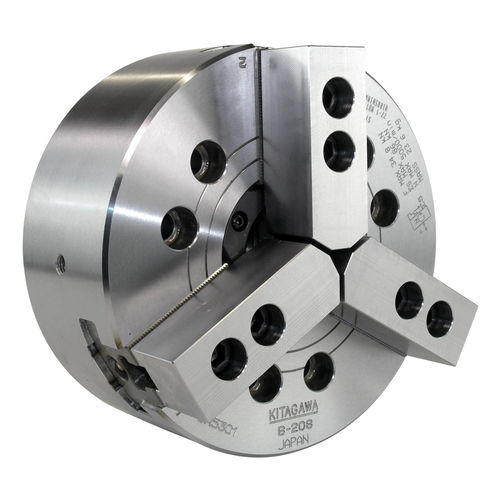 Mandrin automatique - B-208 - Kitagawa Europe - 3 mors / avec passage au centre / en alliage