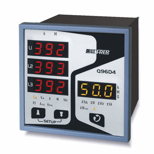 Analyseur pour réseaux électriques triphasés - Q96D4      - FRER - de qualité d'énergie / à intégrer / numérique