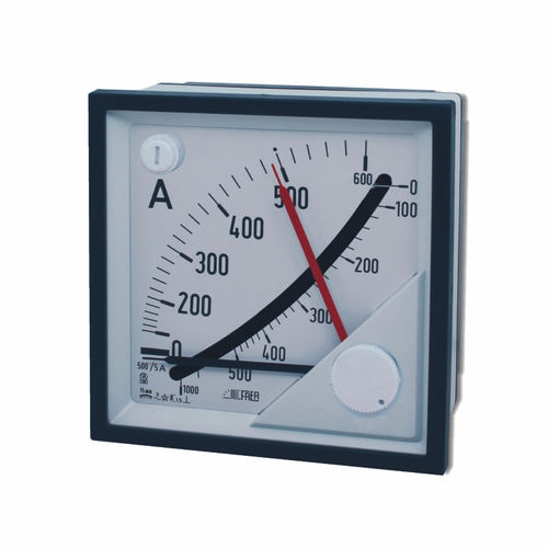 Ampèremètre analogique - F72BMC - FRER - AC / monophasé / monté en panneau