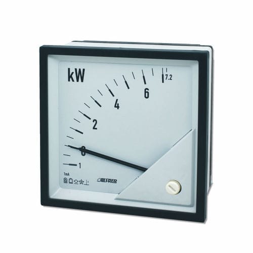 Wattmètre de puissance active - F72W series - FRER - analogique / monophasé / triphasé