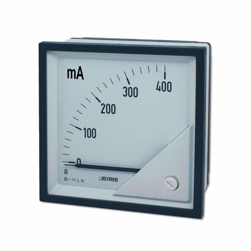 Milliampèremètre DC - F72MMA - FRER - analogique / à montage sur panneau