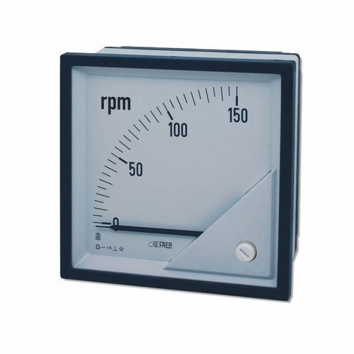 Tachymètre analogique - F72TPX - FRER - à contact / pour montage sur panneau