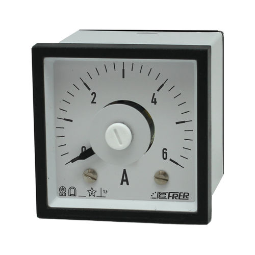 Ampèremètre analogique - A48MAX - FRER - DC / monté en panneau