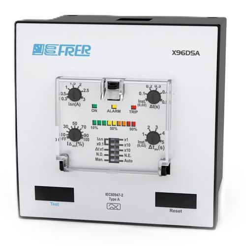 Relais de protection de fuite à la terre - X96DSA - FRER - du réseau et du système / à montage sur panneau / IEC