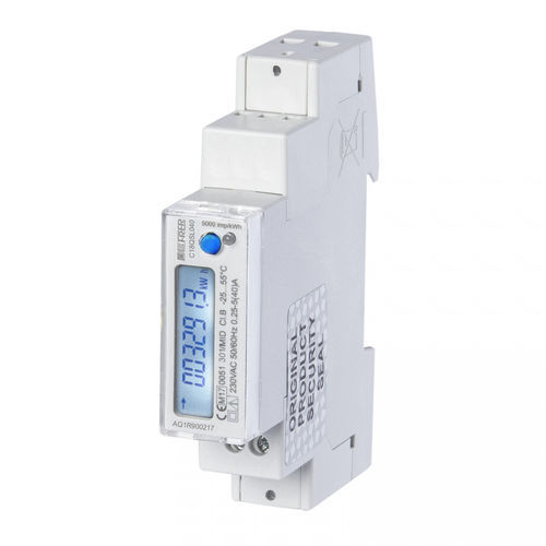 Compteur d'énergie électrique monophasé - C18QSL040XD3AI - FRER - sur rail DIN / sortie à impulsion / certifié MID