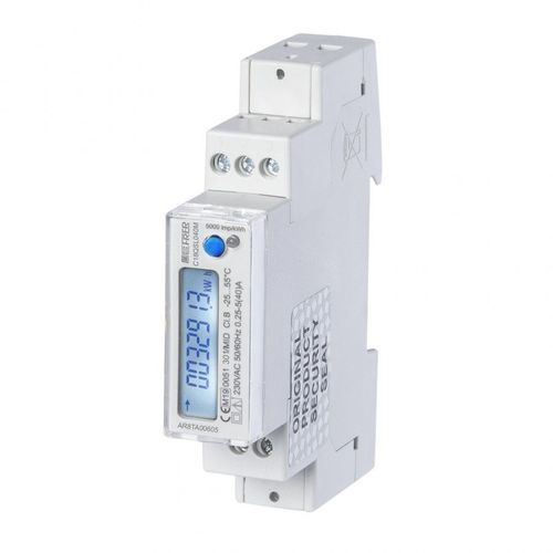 Compteur d'énergie électrique monophasé - C18QSL040MD3AI - FRER - sur rail DIN / Modbus / certifié MID