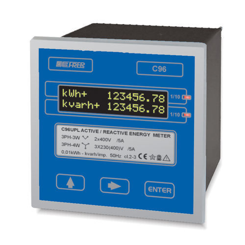 Compteur d'énergie électrique triphasé - C96DYL - FRER - pour montage sur panneau / numérique / avec afficheur LCD