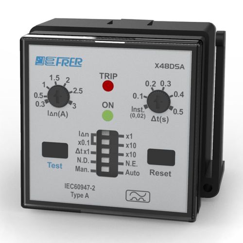 Relais de protection de fuite à la terre - X48DSA - FRER - ajustable