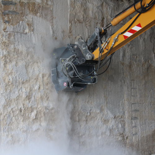 Fraiseuse à froid pour excavatrice - FSE 60.23 - CM Srl - compacte / pour asphalte / pour béton