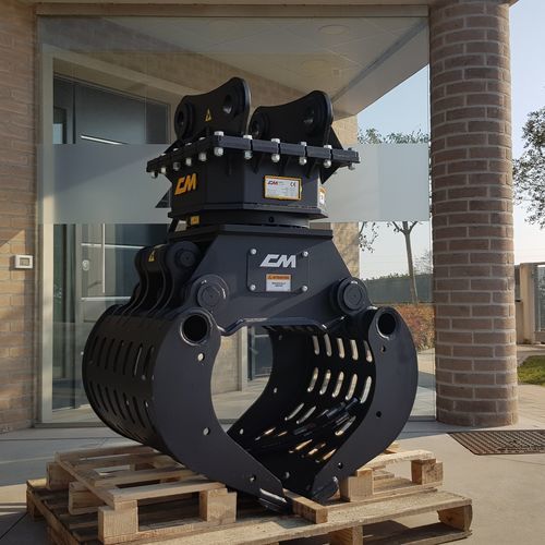 Pince de tri hydraulique - G180 - CM Srl - pour la collecte de déchets / pour l'industrie du recyclage / de chantiers