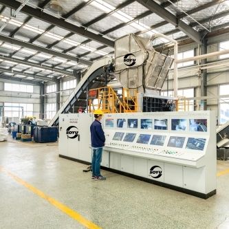 Unité de recyclage de plastique - Changshu Shouyu Machinery Co.,Ltd - de métaux / d'aluminium / de réfrigérateurs
