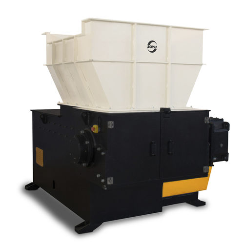 Déchiqueteur primaire - SR750 - Changshu Shouyu Machinery Co.,Ltd - à 1 arbre / pour le bois / de déchets solides et en vrac