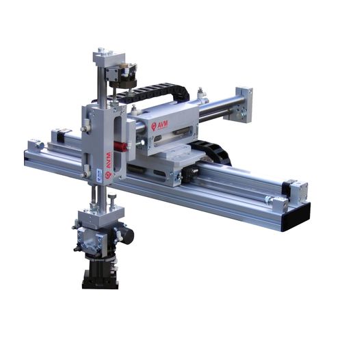 Manipulateur pneumatique - AVM AUTOMATION - avec système de serrage / de positionnement / pour la préhension