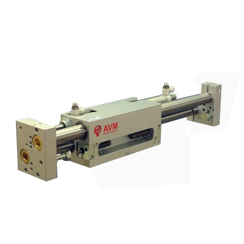 Manipulateur linéaire - Type 37 - AVM AUTOMATION - pneumatique / avec prise / de positionnement