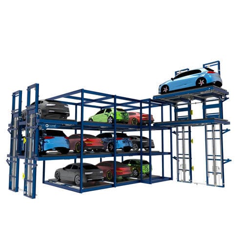 Plateforme pour parking inclinable - INCOMEF - 3 niveaux