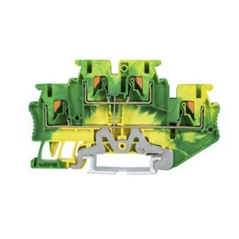 Bloc de jonction sur rail-DIN - JPTTB4-PE - Shanghai Leipold Electric Co., Ltd. - push-in / de mise à la terre / modulaire