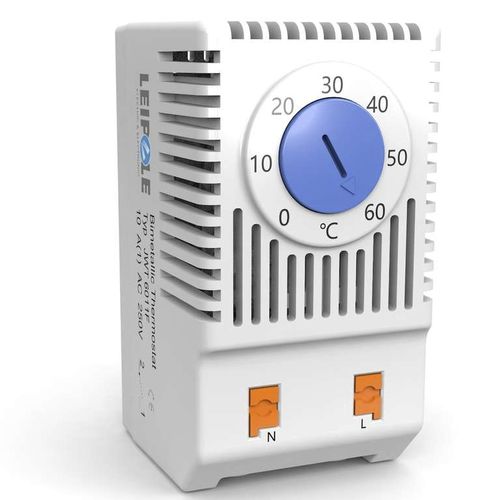 Thermostat bimétallique - JSK0011F - Shanghai Leipold Electric Co., Ltd. - bornier / sur rail DIN / pour armoire électrique