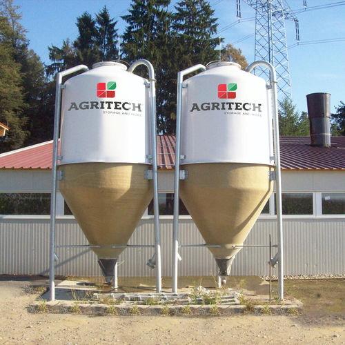 Silo à fond conique - SIA series - AGRITECH SRL - pour l'agriculture