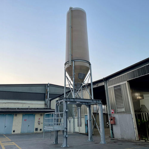 Silo pour produits en vrac - AGRISTRONG - AGRITECH SRL - pour calcaire / en inox / en acier galvanisé
