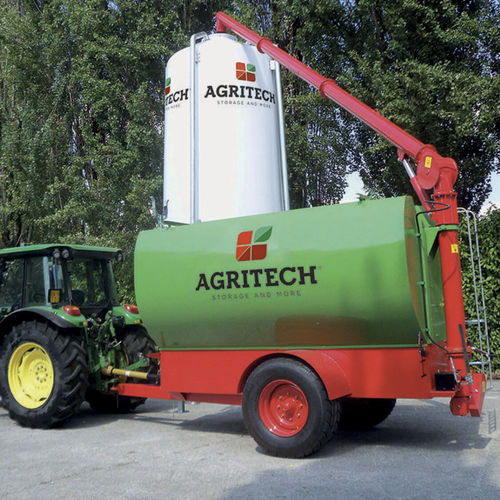 Récipient de produits en vrac - AG series - AGRITECH SRL - pour engin mobile / en acier peint / mobile