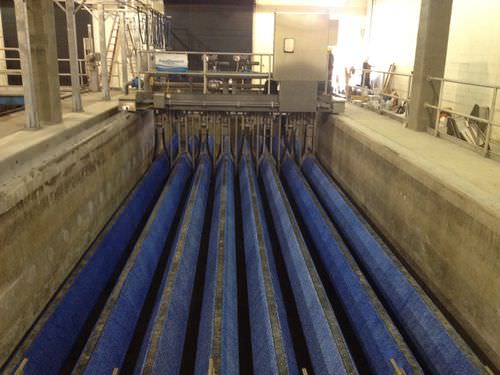 Filtre à liquide - OptiFiber® - Aqua-Aerobic Systems, Inc. - à cartouche / avec lavage à contre-courant