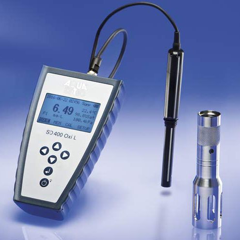 Appareil de mesure d'oxygène dissous - SD 400 Oxi L - AQUALYTIC - optique / portable