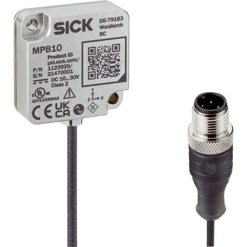 Capteur de vibrations piézoélectrique - MPB10-VS00VSIQ00 - SICK - pour la surveillance de machines / pour moteur / pour pompe