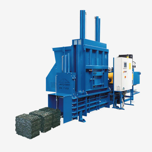 Presse à balles pour ferraille - DS-A 700 series - Austropressen Roither Maschinenbau GmbH - de canettes / horizontale / à canal
