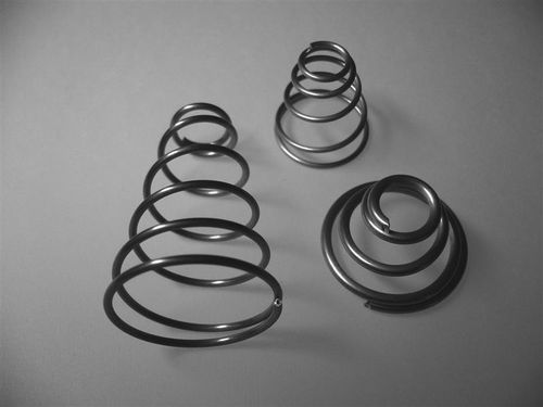 Ressort de compression - Barnes Group - à fil rond / conique / en acier