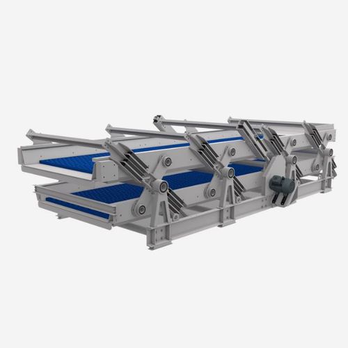 Crible à criblage sec - Binder+Co AG - à criblage mouillé / vibrant linéaire / pour produits en vrac