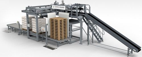Palettiseur couche par couche - Binder+Co AG - de manutention / pour produits en vrac / pour l'industrie du recyclage