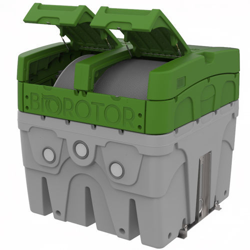 Station d'épuration biologique - BIOROTOR - BIOROCK - compacte / en polyéthylène / à usage domestique