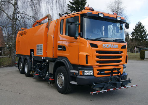 Balayeuse sur camion - S series - Boschung Mecatronic AG - hydraulique