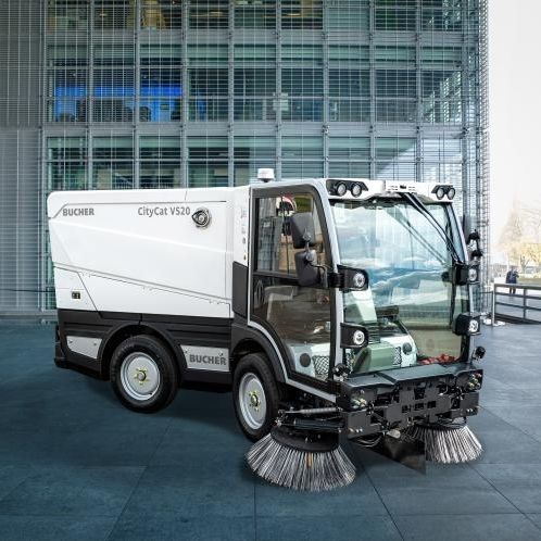 Balayeuse aspiratrice pour véhicule porteur - CityCat VS20 - Bucher Municipal AG - thermique / d'extérieur / de feuilles
